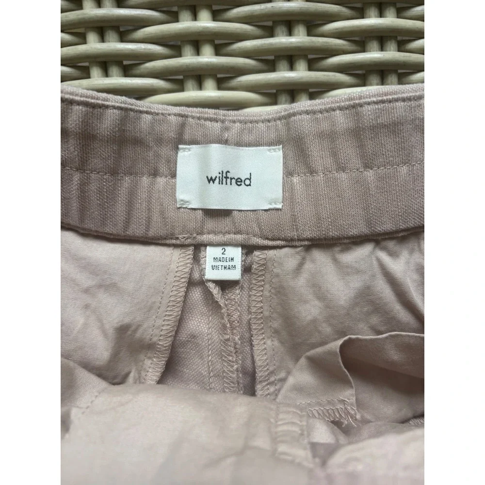 Wilfred Aritzia New With Tags The Limitless Pant Linen Size 2 boho minimalist